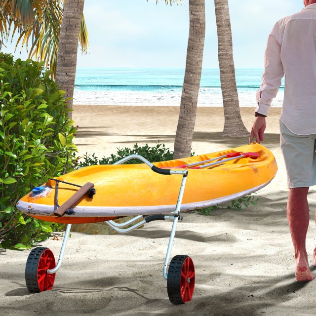 Τρόλεϊ SPORTNOW Kayak Ρυθμιζόμενο σε 3 επίπεδα από αλουμίνιο για κα...