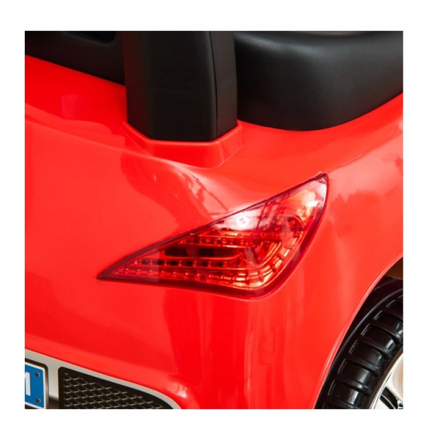 Περπατούρα Ride On Αυτοκινητάκι με Μουσική και Φώτα Χρώματος Κόκκιν...