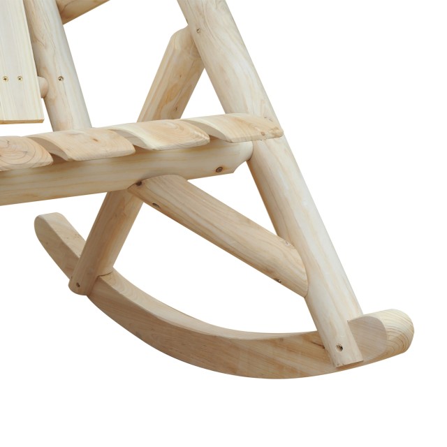 Outsunny Garden κουνιστή πολυθρόνα Adirondack Style σε ξύλο 66x96x98cm 84A-046
