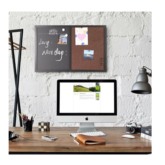 Πίνακας Ανακοινώσεων Μαγνητικός - Φελλού 2 σε 1 60 x 40 cm Bakaji 0... Πίνακας Ανακοινώσεων Μαγνητικός - Φελλού 2 σε 1 60 x 40 cm Bakaji 0...