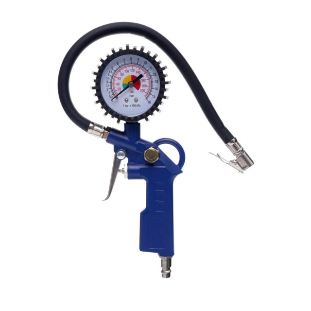 Reifenluftpistole mit Manometer 0-16 Bar TAGRED TA101