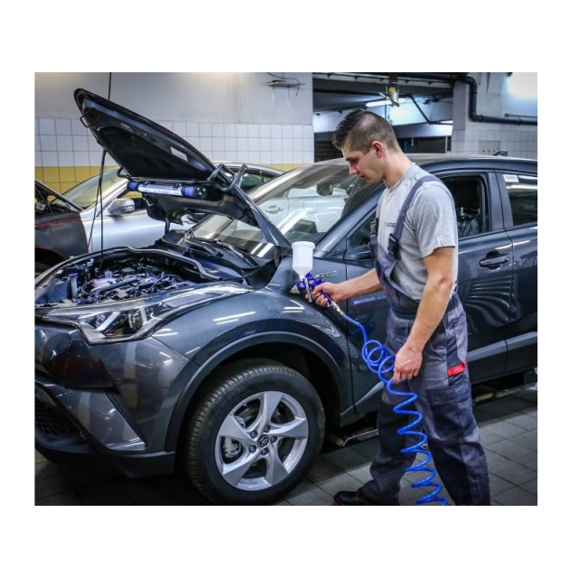 Πιστόλι Βαφής Αέρος Άνω Δοχείου 1.4 και 1.7 mm με Ρυθμιστή Πίεσης T...