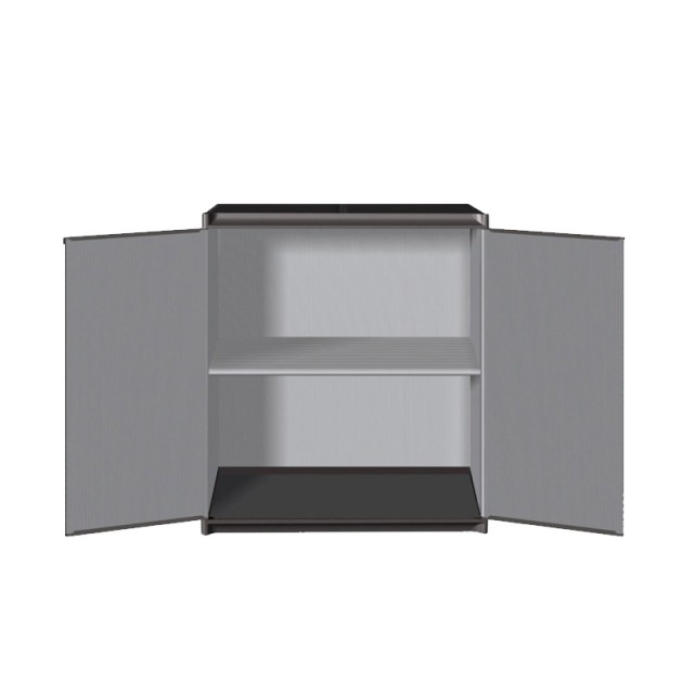 Πλαστική Χαμηλή Δίφυλλη Ντουλάπα 68 x 39.5 x 85 cm MWS17002