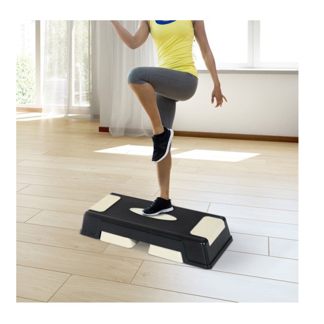 Πλαστικό Σκαλοπάτι Γυμναστικής Aerobic Fitness Step με Ρυθμιζόμενο ...