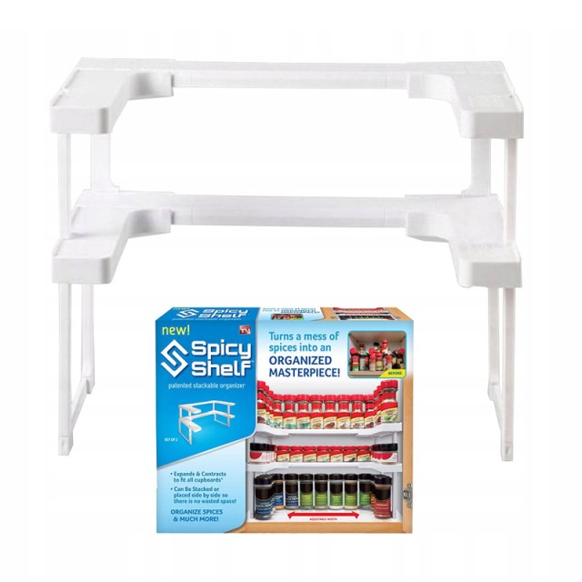 Πλαστικός Οργανωτής Μπαχαρικών 26.5 x 41.5 x 31 cm Verk Group 5907451306895