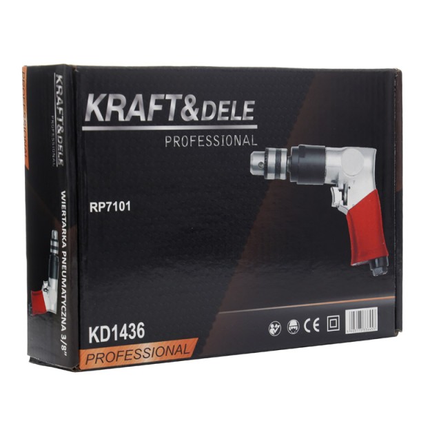 Πνευματικό Δράπανο Αέρος 3/8 Kraft&Dele KD-1436