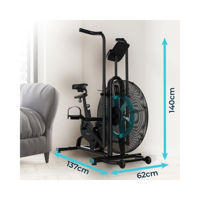 Ποδήλατο Γυμναστικής Spinning με Αντίσταση Αέρα Cecotec DrumFit Cro...
