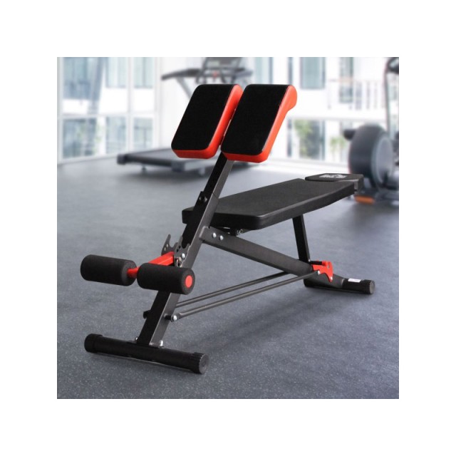 Πολυλειτουργικός Πάγκος Γυμναστικής Sit Up 64 x 146 x 73.5-85 cm HOMCOM A91-075
