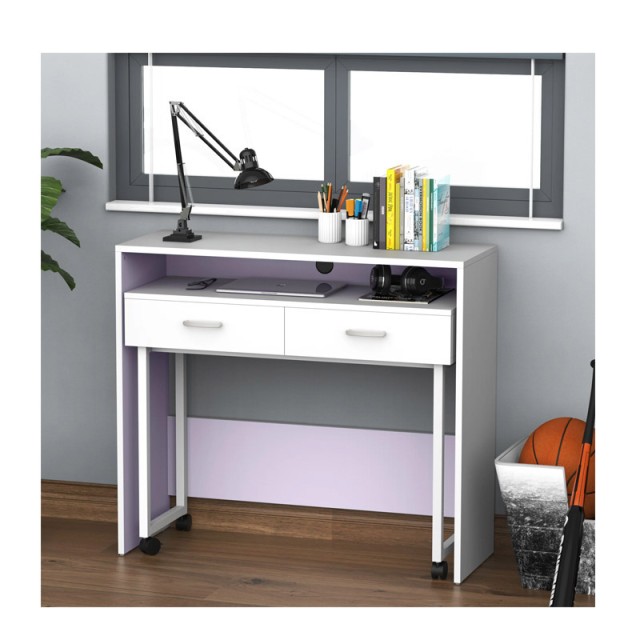Πολυμορφικό Ξύλινο Γραφείο 100 x 36 x 88 cm HOMCOM 920-021V01WT