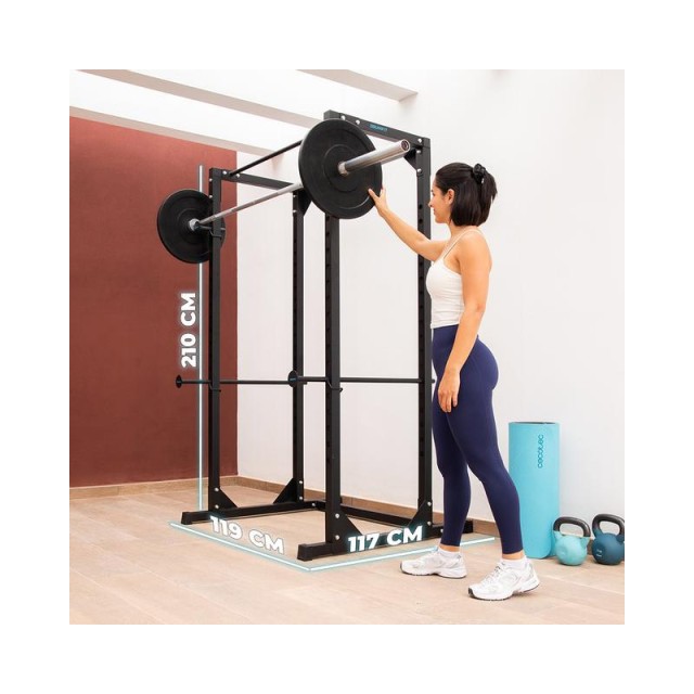 Πολυόργανο Γυμναστικής 117 x 119 x 210 cm Cecotec DrumFit PowerRack...