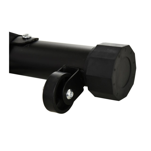 Πολυλειτουργικός Πάγκος Γυμναστικής 150 x 45 x 77-85 cm Χρώματος Μαύρο HOMCOM A91-087BK