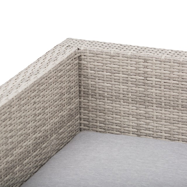 Outsunny Garden Lounge με καναπέ και τραπεζάκι σαλονιού σε γκρι PE Rattan 860-143