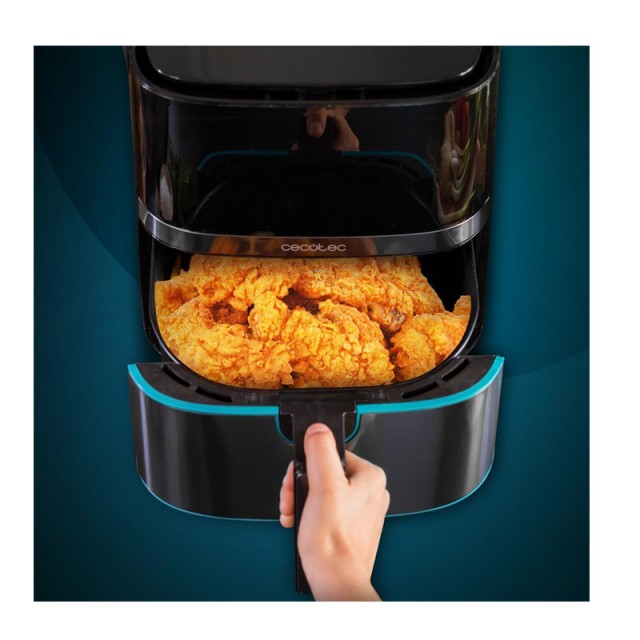 Ψηφιακή Φριτέζα Αέρος 5.5 Lt 1700 W Cecofry Full InoxBlack 5500 Connected Pack Cecotec CEC-03319
