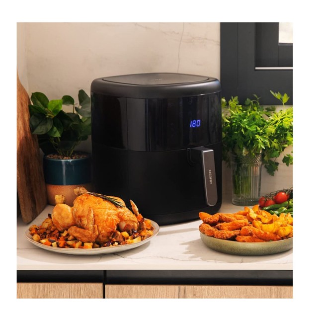 Ψηφιακή Φριτέζα Αέρος 6 Lt 1700 W Cecofry Bombastik 6000 Full Cecotec CEC-04993