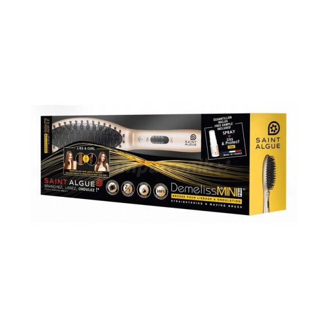 Ψηφιακή Ηλεκτρική Βούρτσα Μαλλιών 200° C Demeliss Mini Pro 3913 Saint Algue 36997