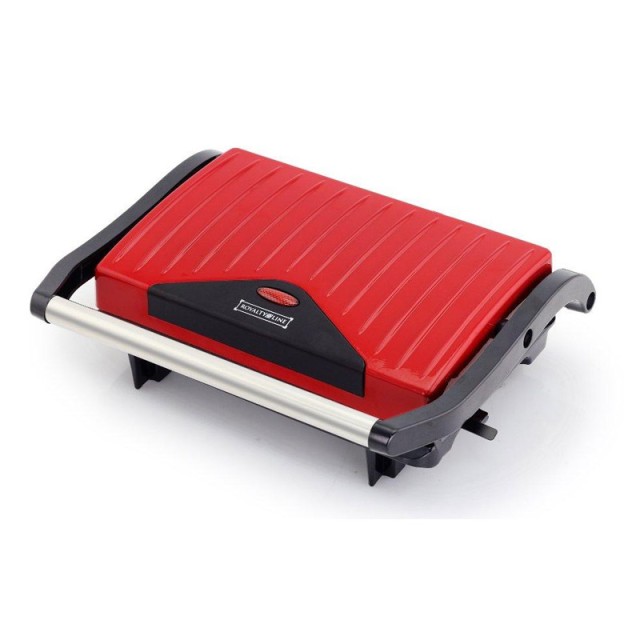 Ψηστιέρα - Γκριλιέρα 2 σε 1 750 W Royalty Line Χρώματος Κόκκινο RL-...