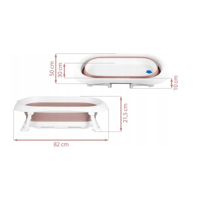Πτυσσόμενη Μπανιέρα Μωρού 82 x 30 x 21.5 cm Ricokids RK-281-WP