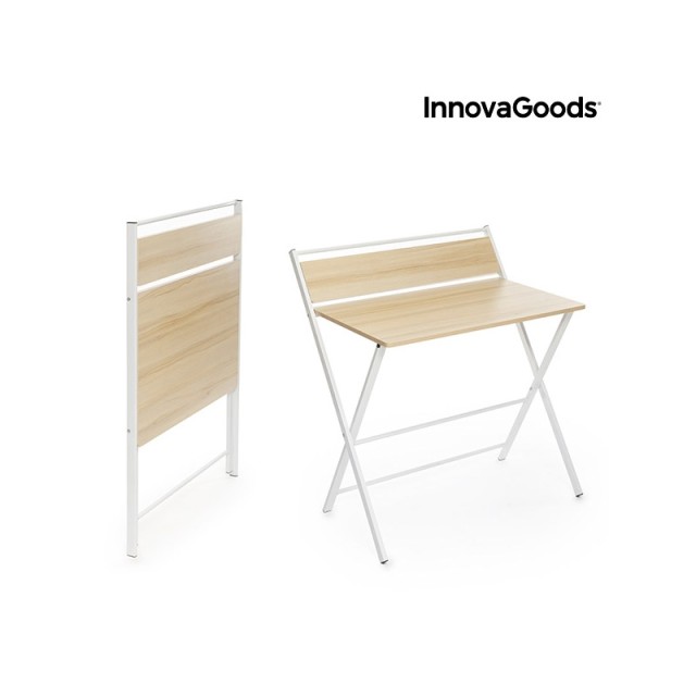 Πτυσσόμενο Μεταλλικό Γραφείο με 1 Ράφι 84 x 97 x 60 cm InnovaGoods V0103260