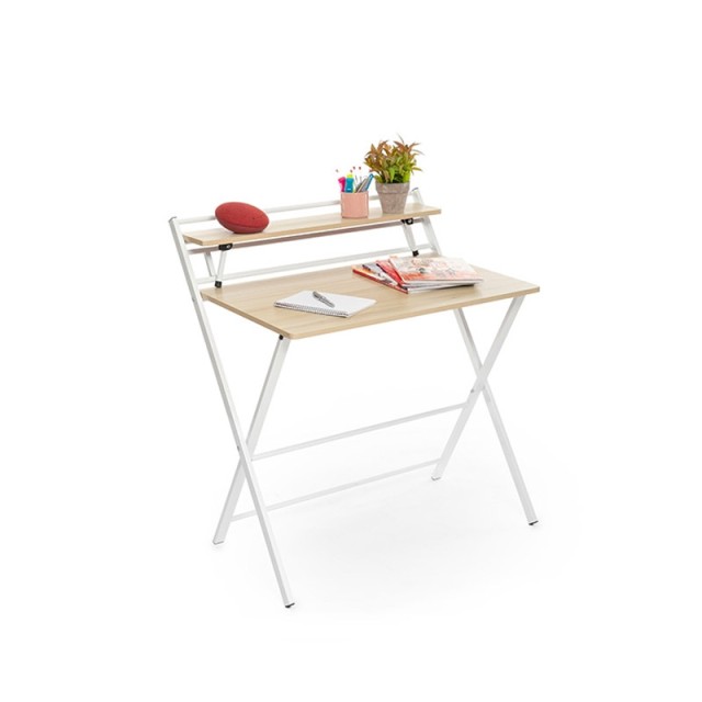 Πτυσσόμενο Μεταλλικό Γραφείο με 1 Ράφι 84 x 97 x 60 cm InnovaGoods V0103260