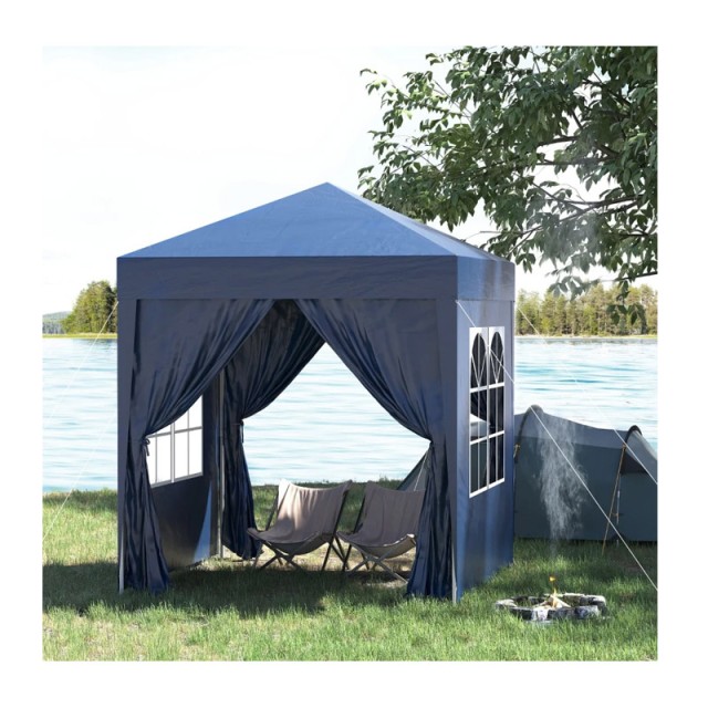 Πτυσσόμενο Κιόσκι Κήπου 2 x 2 x 2.45 m Outsunny 100110-066B