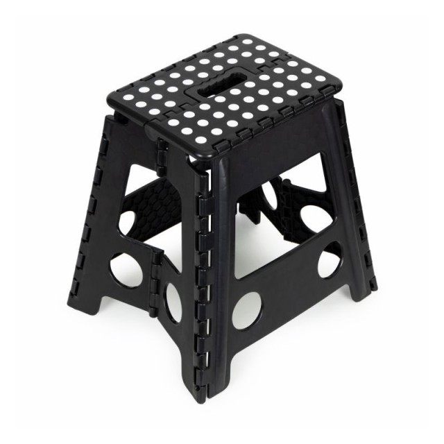 Πτυσσόμενο Πλαστικό Σκαμπό 39 x 31 x 39 cm ModernHome PJJFS004-C-Black