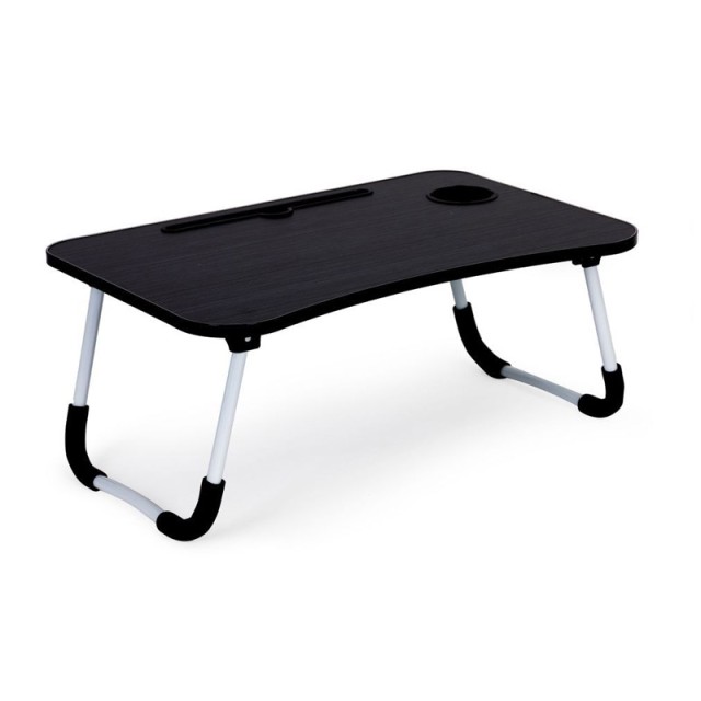 Πτυσσόμενο Τραπεζάκι για Laptop 60 x 40 x 28 cm Χρώματος Μαύρο Mode...