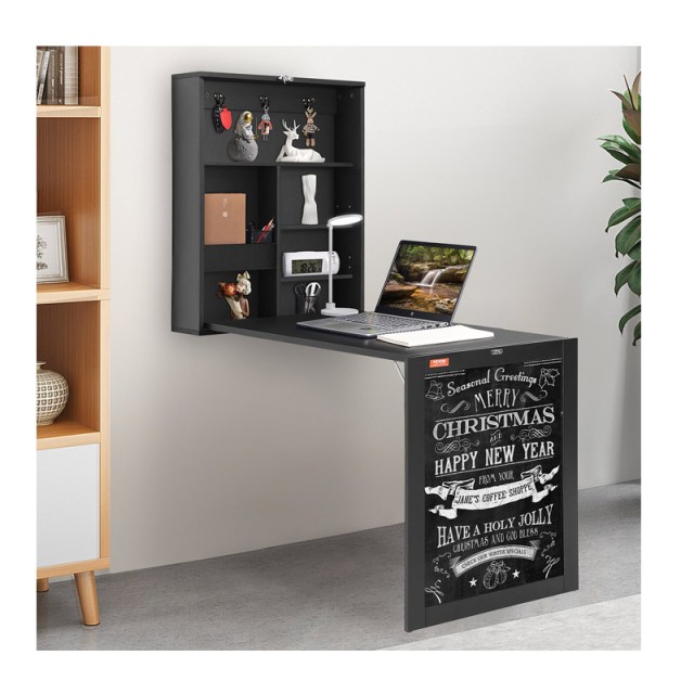 Πτυσσόμενο Ξύλινο Γραφείο Τοίχου 60 x 71 x 147 cm VEVOR FDBGZBHBZXK0THXAQV0
