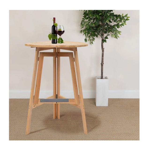 Πτυσσόμενο Ξύλινο Τραπέζι - Bar 75 cm Hoppline HOP1001194