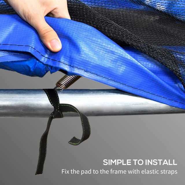 SPORTNOW Κάλυμμα τραμπολίνου Ø244x30 cm Πτυσσόμενο και φορητό, σε π...