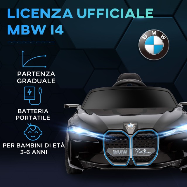 HOMCOM Electric Ride-On Toy Car για παιδιά 3-8 ετών με δίπλωμα BMW ...