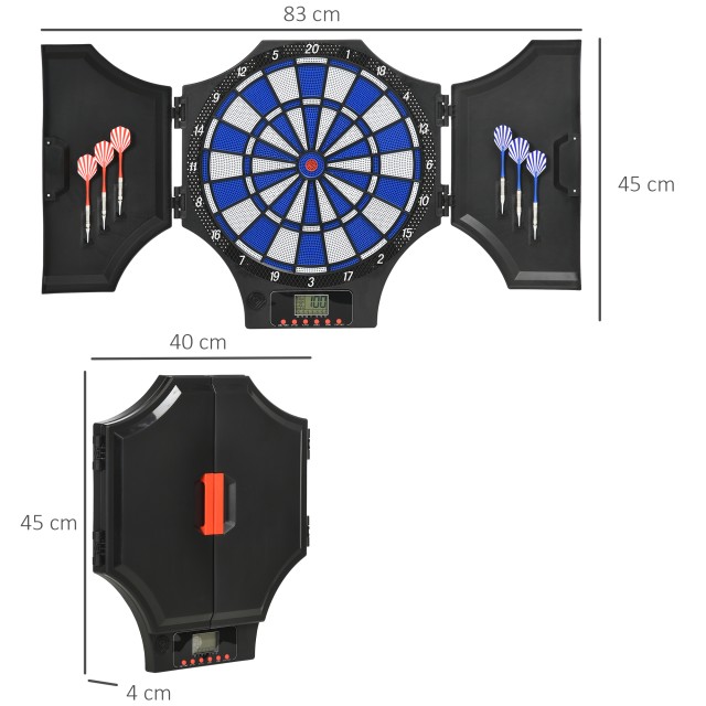 SPORTNOW Electronic Darts Board σε PP με 6 Darts και οθόνη LCD, 83x...