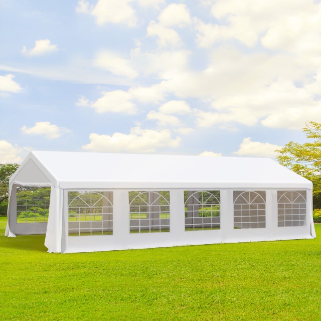 Outsunny Garden Gazebo 10x6m με αφαιρούμενους τοίχους και παράθυρα, ατσάλι και πολυεστέρα 100110-047W