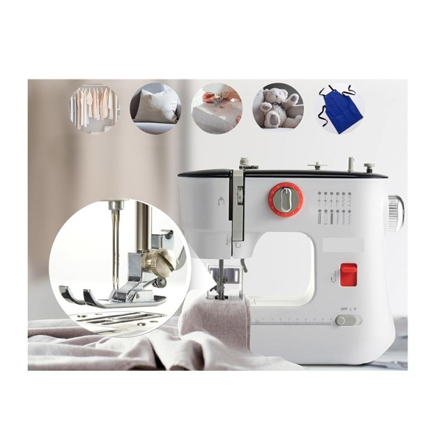 Ραπτομηχανή με 12 Διαφορετικές Ραφές και Πεντάλ Verk Group 59074513...