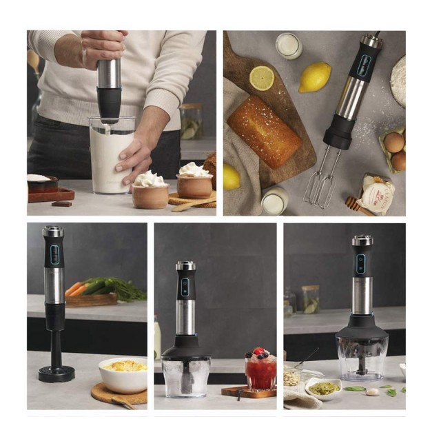 Ραβδομπλέντερ Χειρός Power TitanBlack 1500 XL Perfect Cream & Crush Cecotec CEC-04274