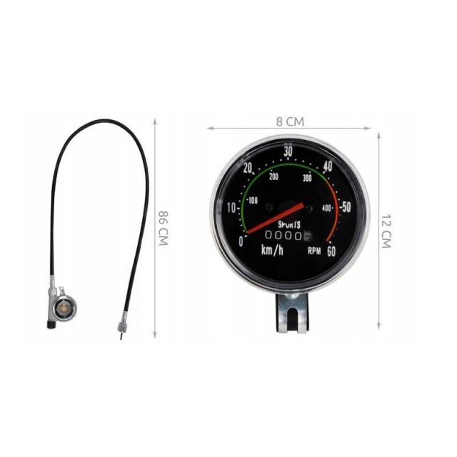 Μηχανικό Ρετρό Κοντέρ Ποδηλάτου 60 km/h SPM 5679