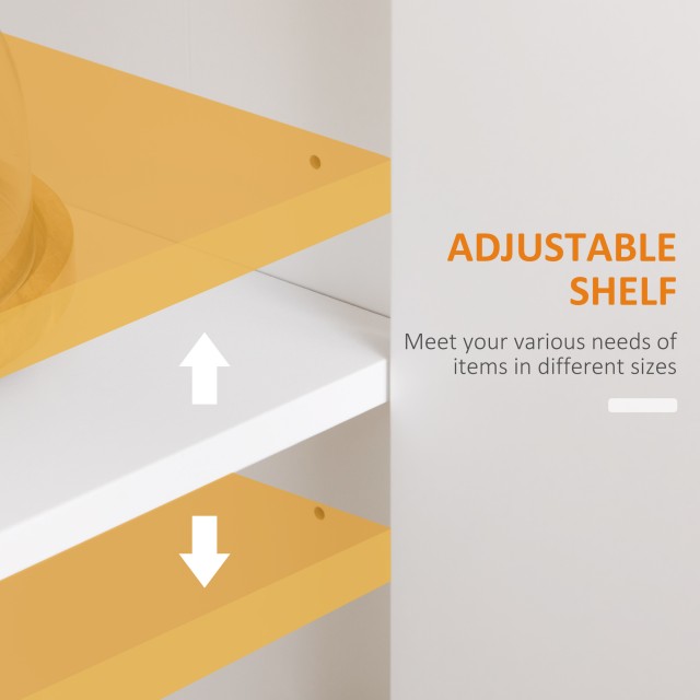 HOMCOM Μοντέρνος Μπουφές με 3 Συρτάρια και 3 Πόρτες από MDF και μορ... HOMCOM Μοντέρνος Μπουφές με 3 Συρτάρια και 3 Πόρτες από MDF και μορ...