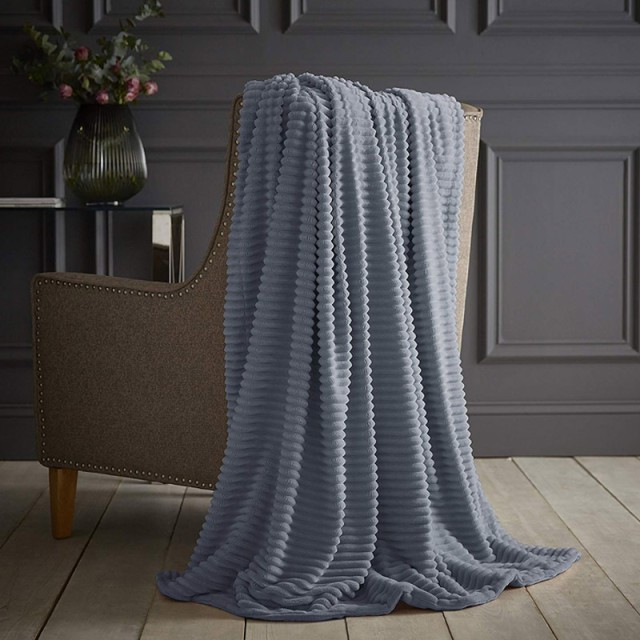 Ριχτάρι Jumbo Cord 150 x 200 cm Silentnight Χρώματος Denim