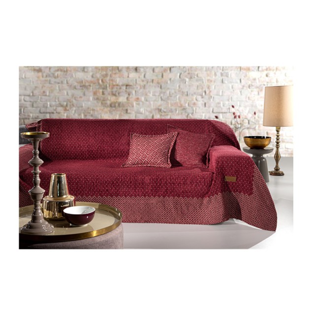 Ριχτάρι Πολυθρόνας 150 x 180 cm Libra Burgundy Guy Laroche 1133030222004