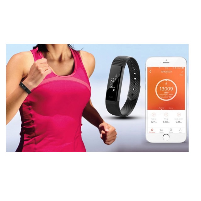 Ρολόι Fitness Tracker Aquarius AQFW02 με Οθόνη Αφής Χρώματος Μπλε R...
