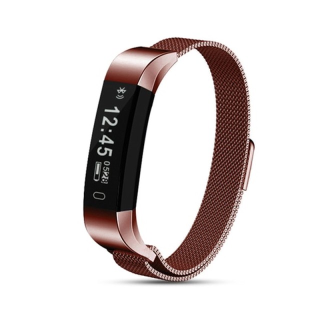 Ρολόι Fitness Tracker Aquarius με Μεταλλικό Λουράκι Χρώματος Bronze...