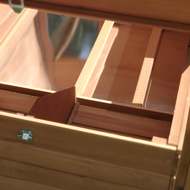 PawHut Garden Chicken Coop Υπαίθριο κοτέτσι με Running Zone και ξύλινη φωλιά 5663-1481