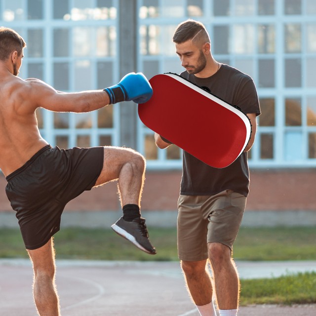SPORTNOW Padded Boxing and Muay Thai Punch for Arm, σε PU και EPE, 38x20x18 cm, Κόκκινο A91-312V00RD