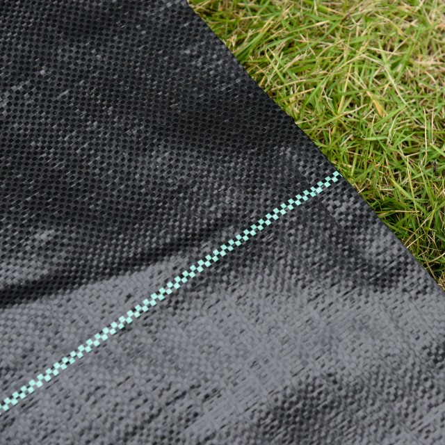 Outsunny Mulch Film 50x1 m σε Draining and Breathable PP για λαχανό...