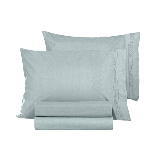 Σεντόνι Διπλό 200 x 265 cm 100% Βαμβάκι Περκάλι Color Plus Mint Guy Laroche 1110092123083