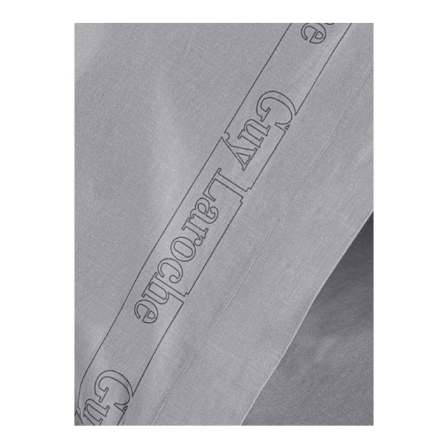 Σεντόνι Ημίδιπλο με Λάστιχο 120 x 200+32 cm 100% Βαμβάκι Περκάλι Color Plus Silver Guy Laroche 1110092123086