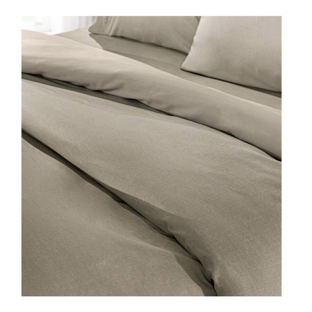 Σεντόνι Ημίδιπλο με Λάστιχο 120 x 200+32 cm 100% Βαμβάκι Περκάλι Color Plus Taupe Guy Laroche 1110092123088