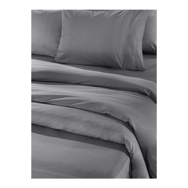 Σεντόνι Υπέρδιπλο 240 x 270 cm 100% Βαμβάκι Περκάλι Color Plus Anth...