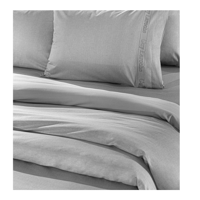 Σεντόνι Υπέρδιπλο 240 x 270 cm 100% Βαμβάκι Περκάλι Color Plus Silver Guy Laroche 1110092123102