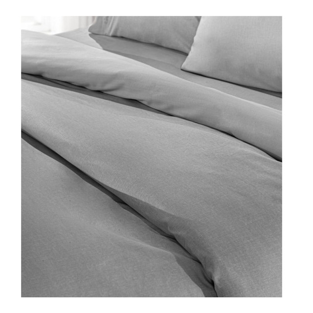 Σεντόνι Υπέρδιπλο 240 x 270 cm 100% Βαμβάκι Περκάλι Color Plus Silver Guy Laroche 1110092123102