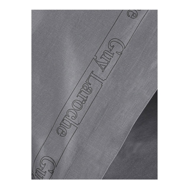 Σεντόνι Μονό με Λάστιχο 100 x 200+32 cm 100% Βαμβάκι Περκάλι Color Plus Anthracite Guy Laroche 1110092123092